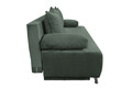 Canapea extensibil Perugia, textil reyat, Verde