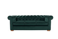 Canapea Oxford Chesterfield, 3 locuri, Verde