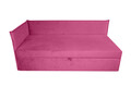 Pat copii Merlin extensibil 90x200 cm, roz barbie, orientare stanga