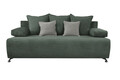 Canapea extensibil Perugia, textil reyat, Verde