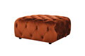 Taburet Oxford Chesterfield, Rust Maro rosiatic