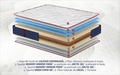 Saltea SuperOrtopedica Cocos Polar Memory Jeans 140x190 cm, fermitate medie