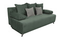 Canapea extensibil Perugia, textil reyat, Verde