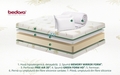 Pachet saltea ortopedica Relax Aloe Vera 160x200x17 cm, spuma  Memory 2 cm, pilota 200x220 cm si 2 perne 50x70 cm