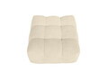 Taburet pouf Teddy, Ivory