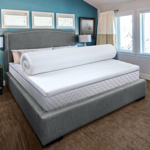 Topper Harmony, 160x190 cm, 6 cm, Husa detasabila, Lavabila, ferm