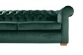 Canapea extensibila Oxford Chesterfield, 3 locuri, Green