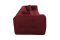 Canapea Teddy, 3L, Rosu