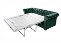 Canapea extensibila Oxford Chesterfield, 3 locuri, Green