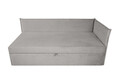 Pat copii Merlin extensibil 90x200 cm, gri, orientare dreapta