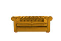 Canapea Oxford Chesterfield, 2 locuri, Mustard