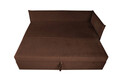 Pat copii Merlin extensibil 90x200 cm, maro, orientare dreapta