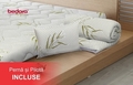 Pachet Saltea Combo Eucalyptus 90x200x16 cm, ortopedica, cu pilota 140x200 cm si perna 50x70 cm