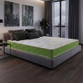 Saltea Ortopedica Aloe Vera Arcuri Pocket 7 Zone de Confort,  140x200x24 cm, Memory foam, medie/tare