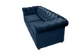 Canapea extensibila Oxford Chesterfield, 3 locuri, Dark Blue