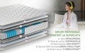 Saltea Ortopedica REVOLA Arcuri Pocket 7 Zone de Confort, 160x200x21 cm, Tehnologie sustenabila Cyrcle®, Dual Confort