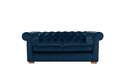 Canapea Oxford Chesterfield, 2 locuri, Albastru