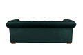 Canapea Oxford Chesterfield, 3 locuri, Verde
