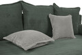 Canapea extensibil Perugia, textil reyat, Verde