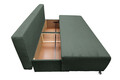 Canapea extensibil Perugia, textil reyat, Verde