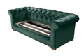 Canapea extensibila Oxford Chesterfield, 3 locuri, Green