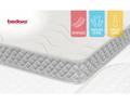 Saltea Ortopedica Argento Memory 7 zone de Confort, 180x200 cm, Anatomica, Husa cu ioni de argint, Ventilatie 3D