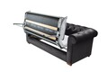 Canapea extensibila Oxford Chesterfield, 3 locuri, Graphite
