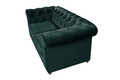 Canapea Oxford Chesterfield, 2 locuri, Verde