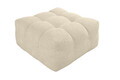Taburet pouf Teddy, Ivory