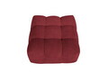 Taburet pouf Teddy, Rosu