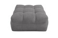 Taburet pouf Teddy, Gri