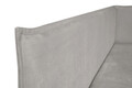 Pat copii Merlin extensibil 90x200 cm, gri, orientare dreapta