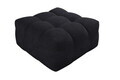 Taburet pouf Teddy, Negru