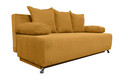 Canapea extensibil Perugia, textil reyat, Mustar