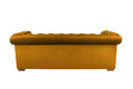 Canapea Oxford Chesterfield, 3 locuri, Mustard