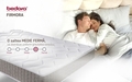 Saltea ortopedica, Aligna, 160x190 cm, Arcuri Bonnell, Fermitate Medie