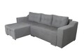 Coltar extensibil reversibil Verona Gri cu lada de depozitare