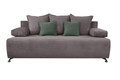 Canapea extensibil Perugia, textil reyat, Gri cenusiu