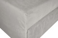Pat copii Merlin extensibil 90x200 cm, gri, orientare dreapta