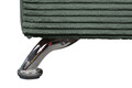 Canapea extensibil Perugia, textil reyat, Verde