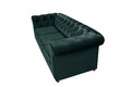 Canapea Oxford Chesterfield, 3 locuri, Verde