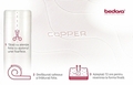 Saltea ortopedica, Copper Memory Free Air, 90x200 cm, Husa hipoalergenica, Dual Confort