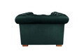 Fotoliu Oxford Chesterfield, Verde