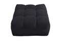 Taburet pouf Teddy, Negru
