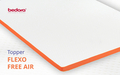 Topper Flexo Free Air 160x200 cm, Husa detasabila, lavabila