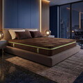 Saltea ortopedica, Dubai Dream Pocket, 160x200 cm, H 28 cm, cu Arcuri Individuale, fermitate medie