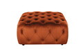 Taburet Oxford Chesterfield, Rust Maro rosiatic