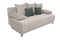 Canapea extensibil Perugia, textil reyat, Dove