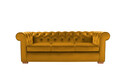 Canapea Oxford Chesterfield, 3 locuri, Mustard