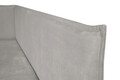 Pat copii Merlin extensibil 90x200 cm, gri, orientare stanga